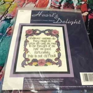 Heart’s‎ Delight cross stitch kit